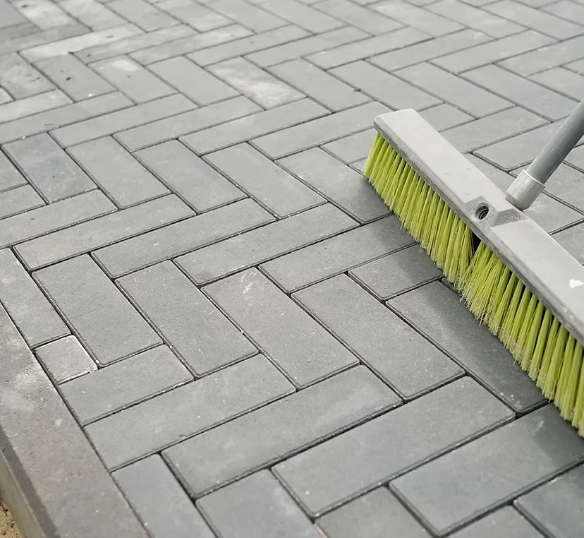 Paver cleaning and sand re-jointing